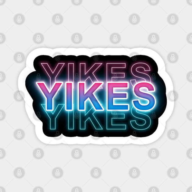 yikes Sticker by Sanzida Design